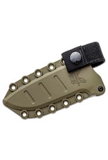 Benchmade Shane Sibert Adamas - 4.2" Flat Dark Earth Plain Blade and Skeletonized Handle, CruWear (375FE-1)