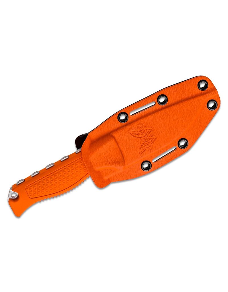 Benchmade Hunt Steep Country 3.54" Drop Point, S30V, Orange Santoprene Handles (15006)