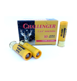Challenger - 20GA, 2-3/4", Magnum Slug, Box of 10  (00300) — Tundra Supply