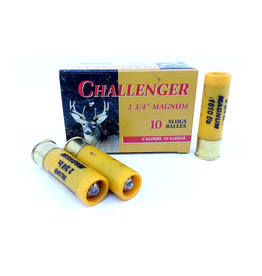 Challenger - 20GA, 2-3/4", Magnum Slug, Box of 10  (00300)