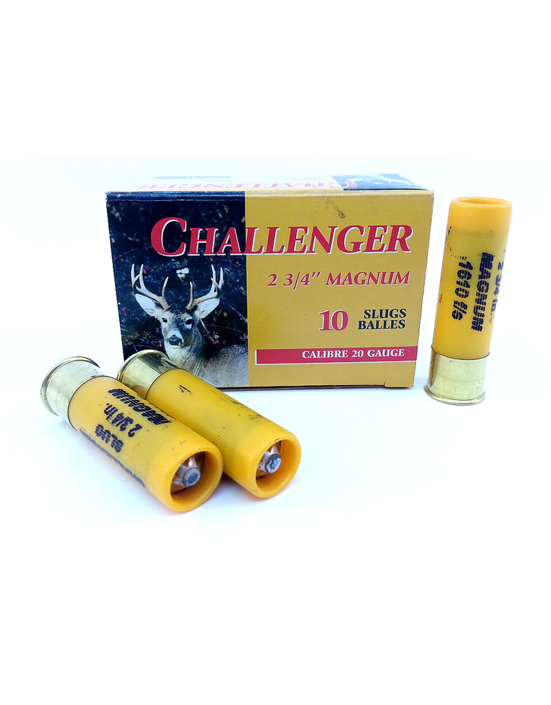 Challenger - 20GA, 2-3/4", Magnum Slug, Box of 10  (00300)