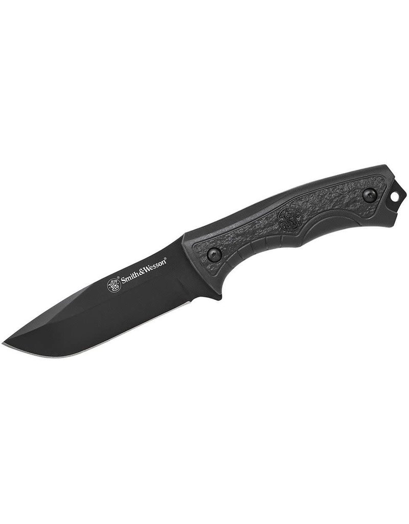 Smith & Wesson Extreme Ops Black Plain Edge 8Cr13MoV TPE (SWF6)