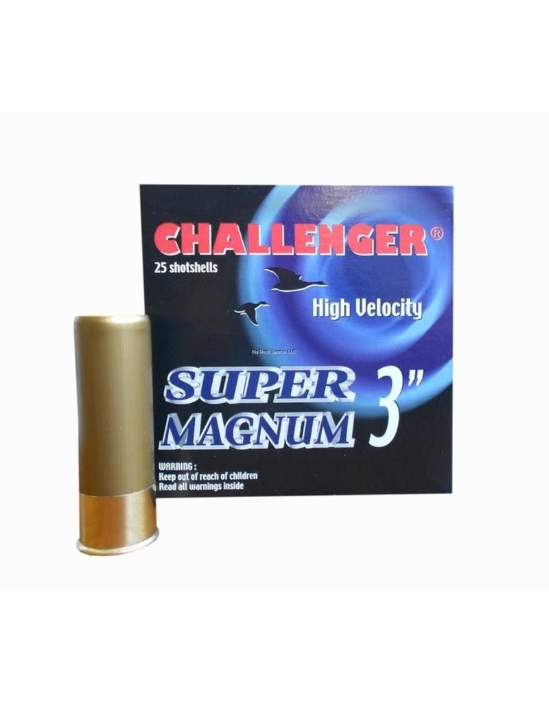 Challenger Super Magnum 12 GA. 3" 1-1/8 oz #3 Box of 25 (50173)