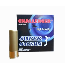 Challenger Super Magnum 12 GA. 3" 1-3/8 oz #4 Box of 25 (50084)