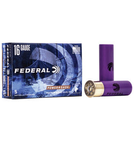 Federal Power-Shok Rifled Slug - 16GA, 2-3/4", 4/5 oz., Box of 5 (F164RS)