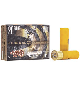 Federal Vital-Shok Buckshot - 20GA, 3", 3 Buck, 18 Pellets., Box of 5 (P2563B)