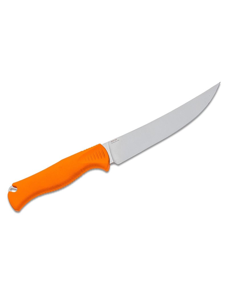 Benchmade Hunt Meatcrafter - 6.08" Trailing Point, CPM-154, Orange Santoprene Handles (15500)