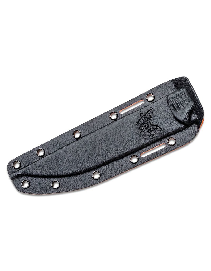 Benchmade Hunt Meatcrafter - 6.08" Trailing Point, CPM-154, Orange Santoprene Handles (15500)