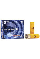 Federal Power-Shok Buckshot - 20GA, 3", 18 Pellets, 2 Buck, Box of 5 (F2072B)