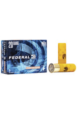 Federal Power-Shok Buckshot - 20GA, 2 3/4", 20 Pellets, 3 Buck, Box of 5 (F2033B)