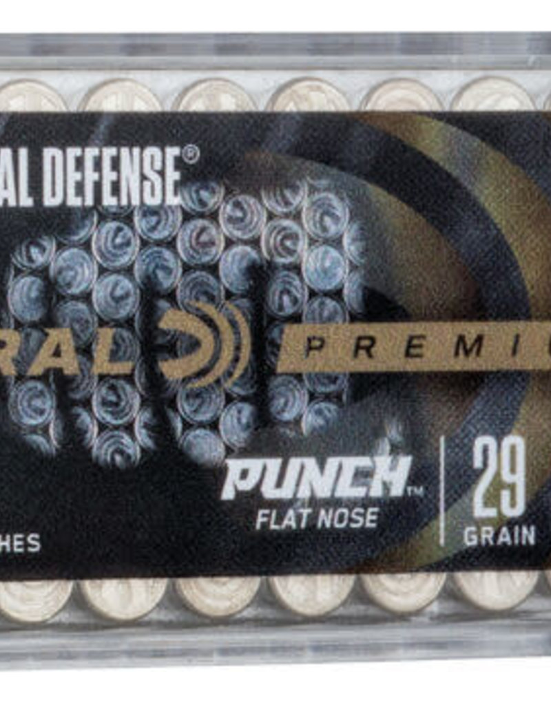 Federal Premium Personal Defense - 22 LR, 29 GR, Punch Flat Nose, Box of 50 (PD22L1)