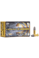 Federal Premium Gold Medal Rimfire - 22LR, 40 GR, LRN, Box of 50 (711B)