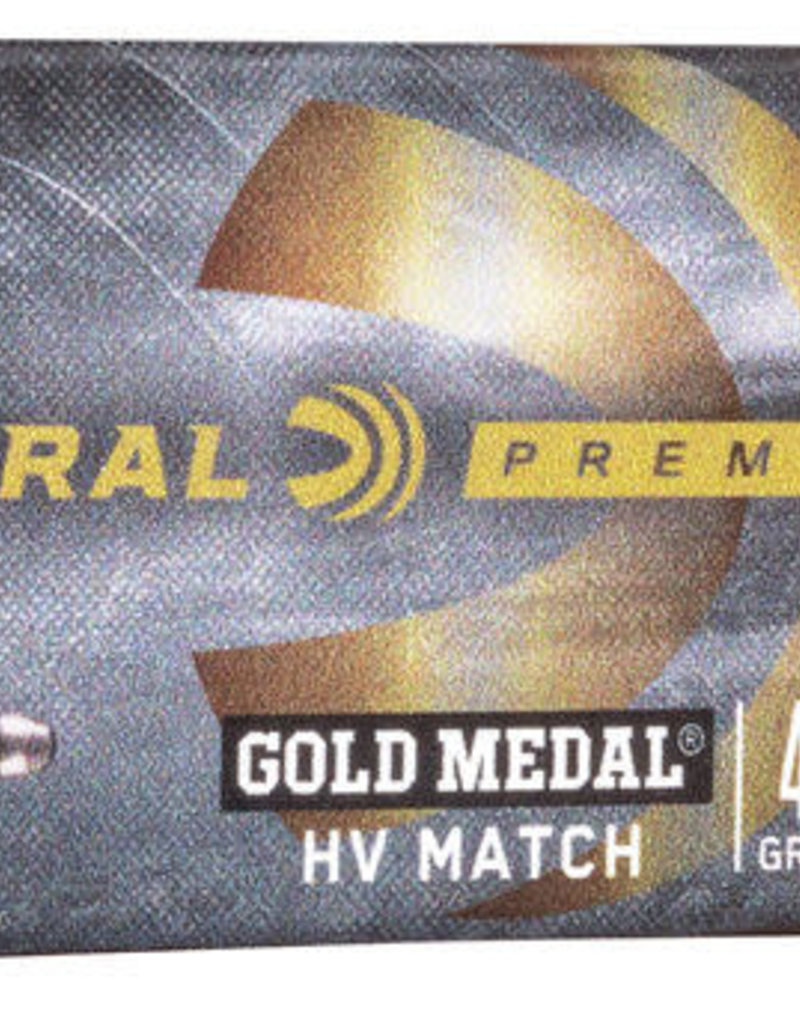 Federal Premium Gold Medal - 22LR, 40 GR, LRN, Box of 50 (719)