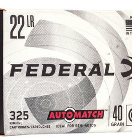 Federal AutoMatch Bulk Pack - .22LR, 40gr, LRN, Box of 325 (AM22)