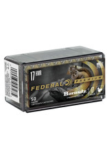 Federal Premium V Shok - 17 HMR, 17 GR, Hornady V-Max, Box of 50 (P771)