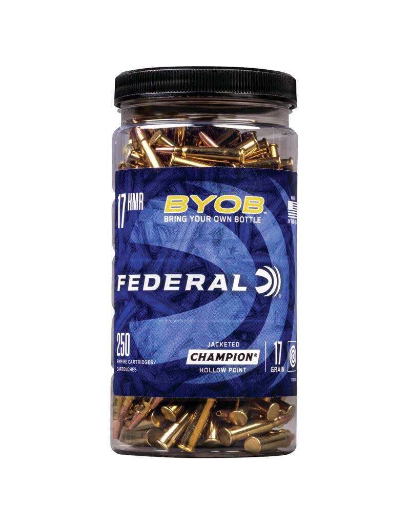 Federal BYOB - .17 HMR, 17 GR, Speer TNT, Bottle of 250 (770BTL250)