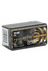 Federal Premium V Shok - 22 WMR, 30 GR, Speer TNT, HP, Box of50 (P765)