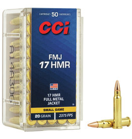 CCI Small Game - 17 HMR, 20gr, FMJ, Box of 50 (55) — Tundra Supply