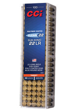 CCI Clean-22 Subsonic 22 LR 40 GR LRN Box of 100 (934CC)