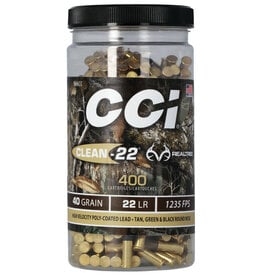 CCI .22 Long Rifle Realtree Edition 40 gr SP, Bottle of 400 (966CC)