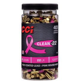 CCI .22 Long Rifle Pink Edition 40 grain LRN, Bottle of 400 (955CC) — Tundra Supply
