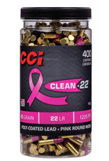CCI .22 Long Rifle Pink Edition 40 grain LRN, Bottle of 400 (955CC)