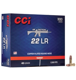 CCI AR Tactical 22LR 40 GR RN Box of 300 (956)