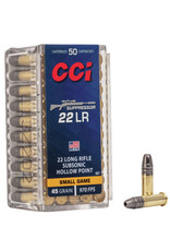 CCI Suppressor 22LR 45 GR LHP Box of 50 (957)