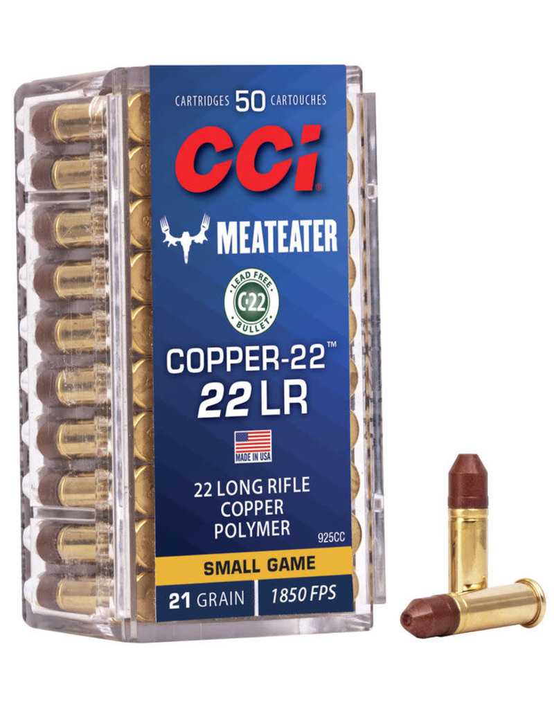 CCI Copper 22LR 21 GR CHP Box of 50 (925CC)