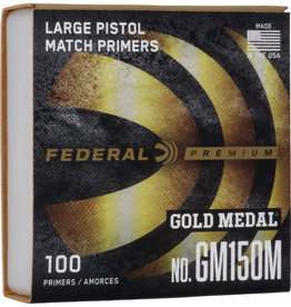 Federal Gold Medal Large Pistol Match Primers (GM150M)