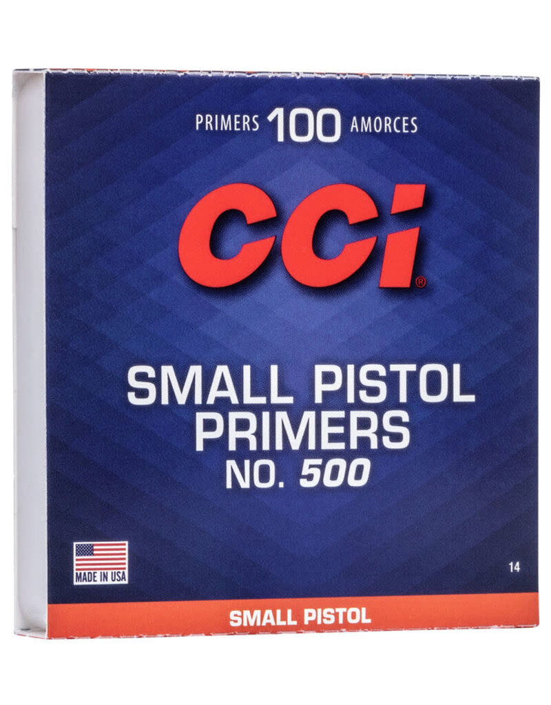 CCI Small Pistol Primers #500 (14)