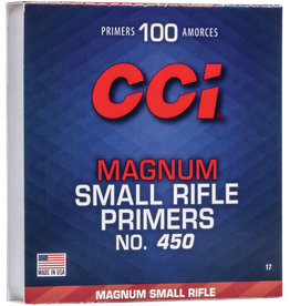 CCI Small Rifle Magnum Primers #450 (17)