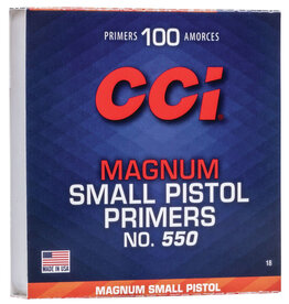 CCI Small Pistol Magnum Primers #550