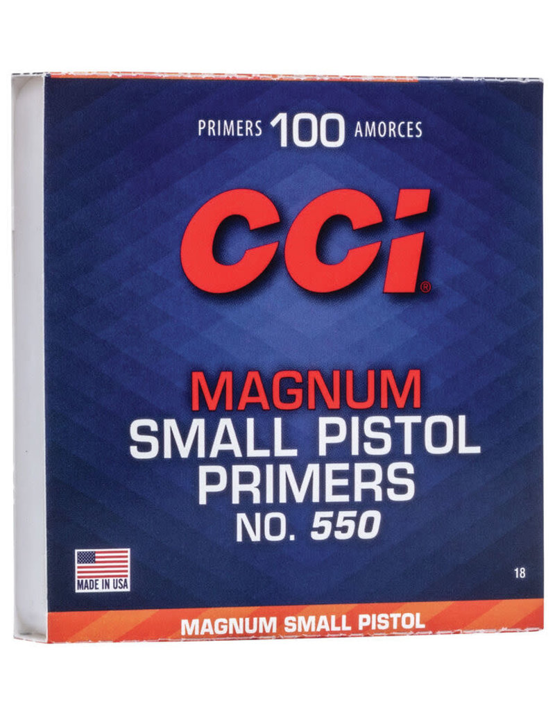 CCI Small Pistol Magnum Primers #550