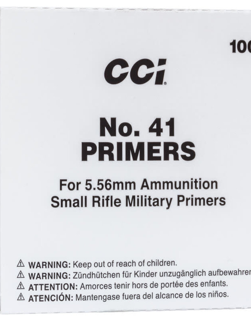 CCI No. 41 5.56mm Small Rifle Military Primers (1)