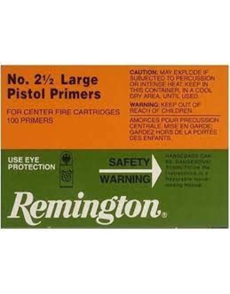 Remington 2-1/2 Large Pistol Primers (22604)