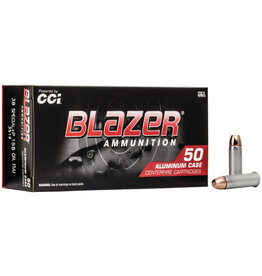 CCI Blazer Aluminum 38 Special +P 158Gr FMJ Box of 50 (3519)