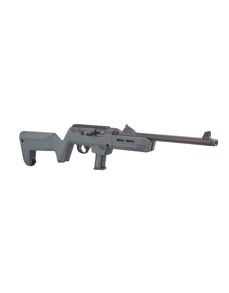 Ruger PC9 Carbine w/ Magpul PC Backpacker Stock, Stealth Gray - 9mm, 18.6" (19133)