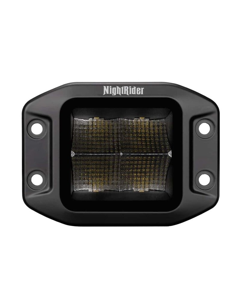 NightRider 3″ JET BLACK Cube Light – 40W Flood (NJ1240F)