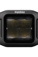 NightRider 3″ JET BLACK Inset Flush Mount Cube Light – 40W Flood (NJ1240IF)