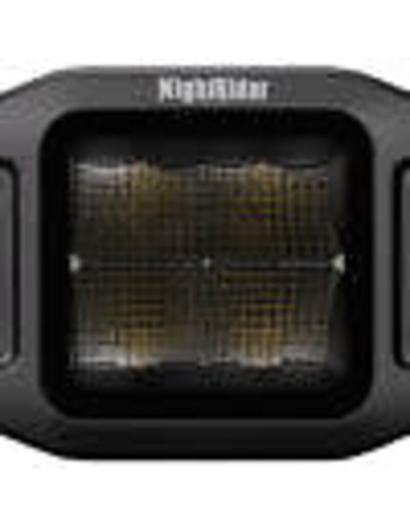 NightRider 3″ JET BLACK Inset Flush Mount Cube Light – 40W Flood (NJ1240IF)