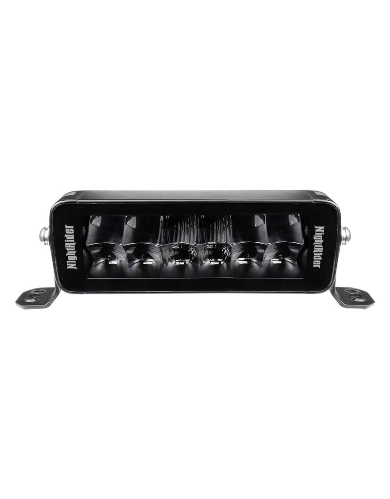 NightRider JET BLACK 7″ Double Row Auxiliary Driving Light Bar Kit – ECE Certified (NJ07EM-2)