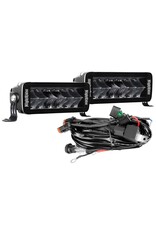 NightRider JET BLACK 7″ Double Row Auxiliary Driving Light Bar Kit – ECE Certified (NJ07EM-2)