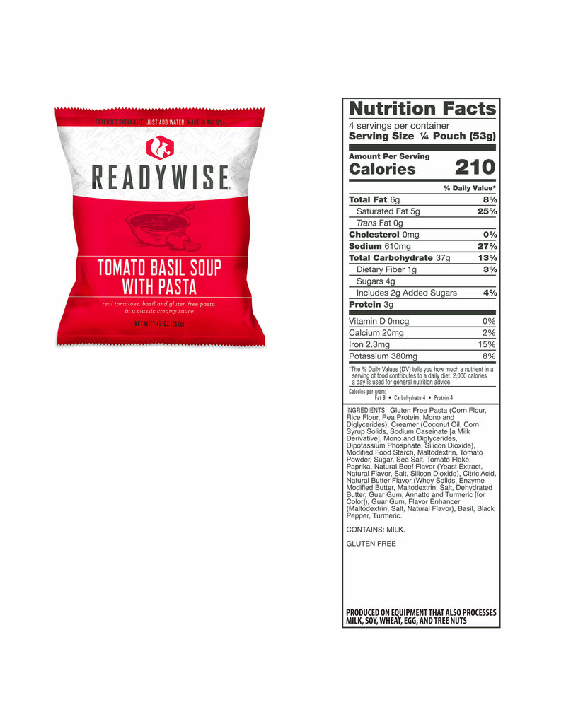 ReadyWise Emergency Soup Bucket - 48 Servings (RW10-001)