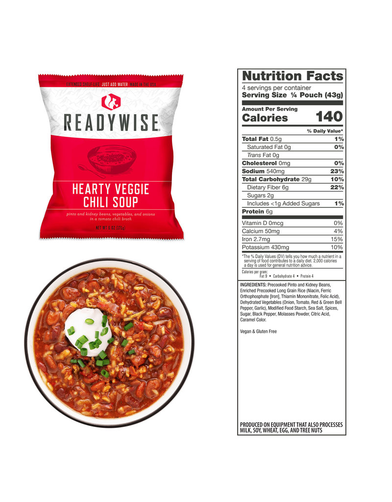 ReadyWise Emergency Soup Bucket - 48 Servings (RW10-001)