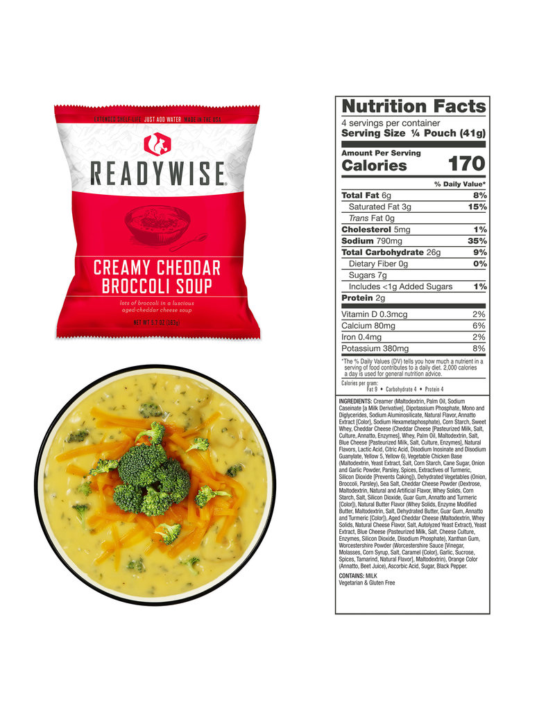 ReadyWise Emergency Soup Bucket - 48 Servings (RW10-001)