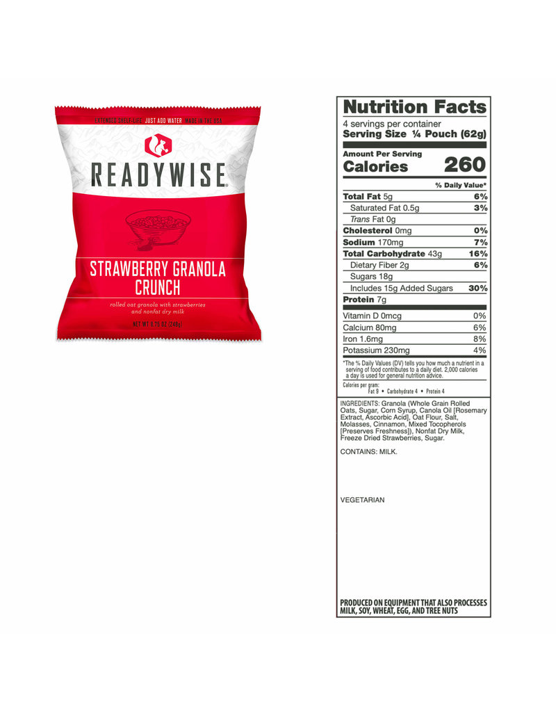 ReadyWise 120 Serving Breakfast Bucket (RW01-121)
