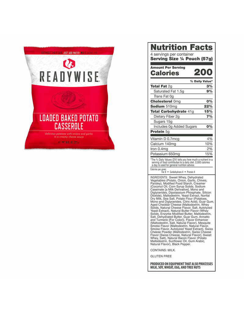ReadyWise 120 Serving Emergency Food Supply (RW01-120)