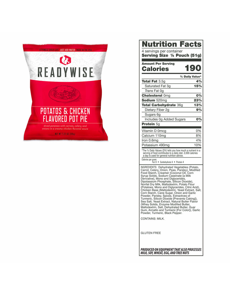 ReadyWise 120 Serving Emergency Food Supply (RW01-120)