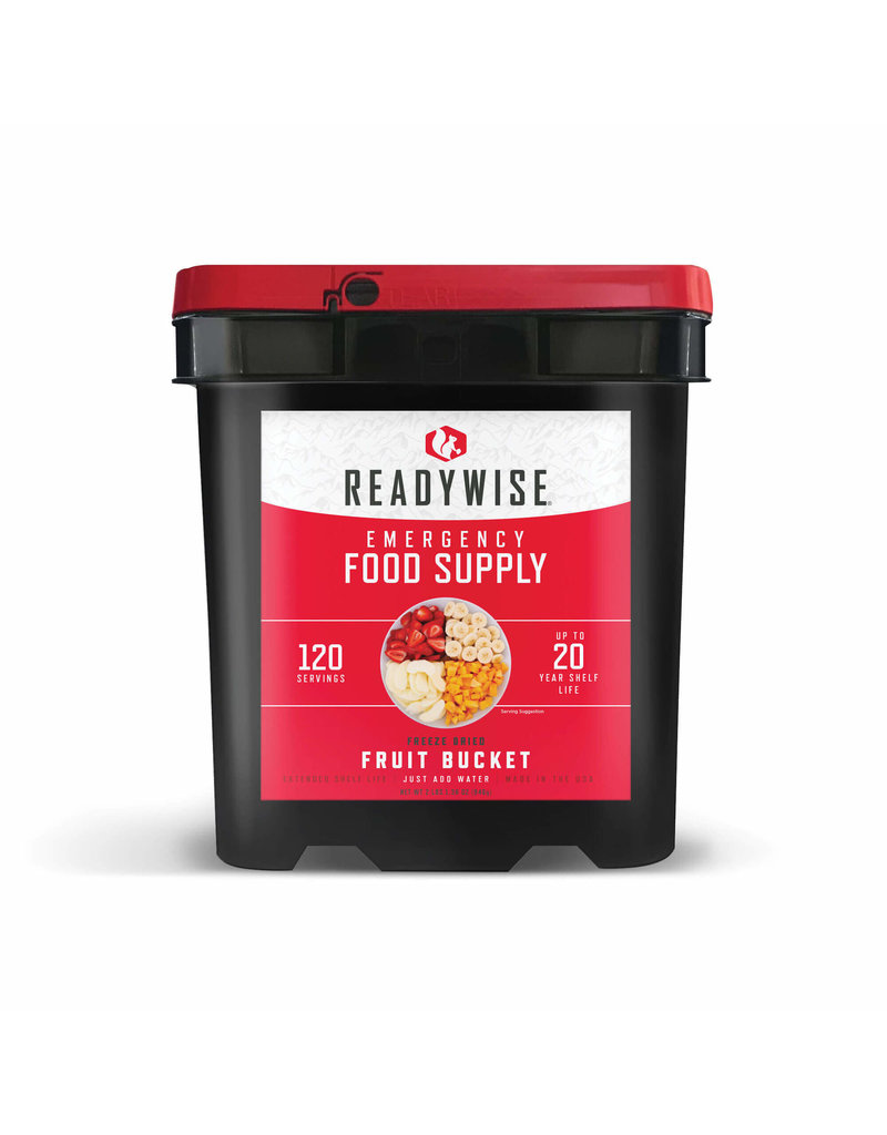 ReadyWise 120 Serving Freeze Dried Fruit Bucket (CARW40-52120)